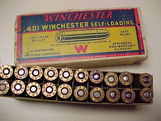 .401 Winchester S.L. Staynless Ammo 200gr. For Sale at GunAuction.com ...