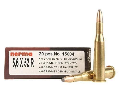 Norma 5.6x52r / 22 Hi Power Ammo For Sale at GunAuction.com - 8903320