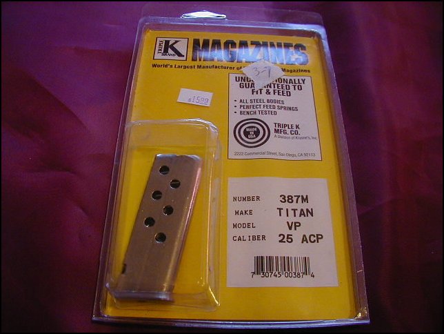 Titan 25 Auto Pistol Magazine-- New For Sale at GunAuction.com - 6524827