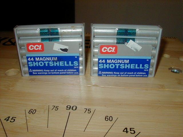 44 Magnum CCI snake shot 2 box lot