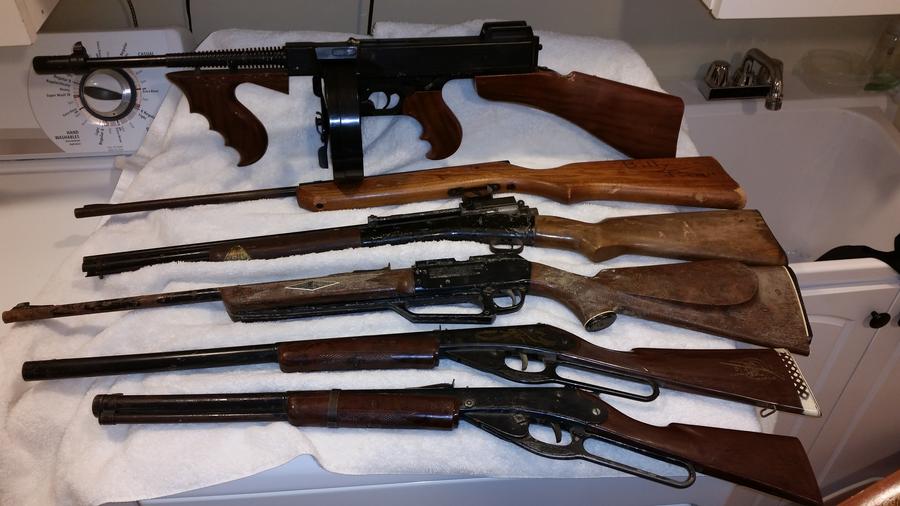 6 BB Gun Rifles parts guns