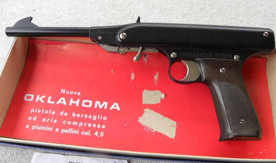 Nuova Oklahoma 4.5mm 177 Cal Pellet Pistol W/ Box For Sale at