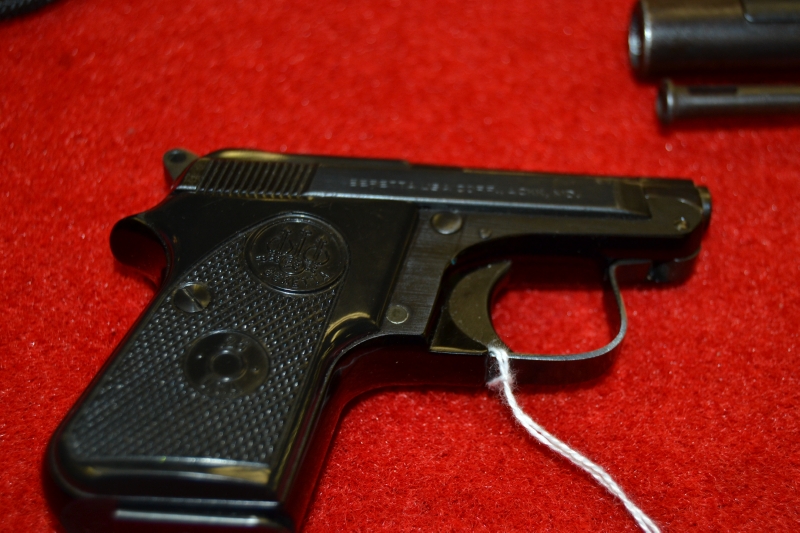 Beretta Model 950 Bs .25 Cal. 2" Blued No Box Single Shot For Sale at