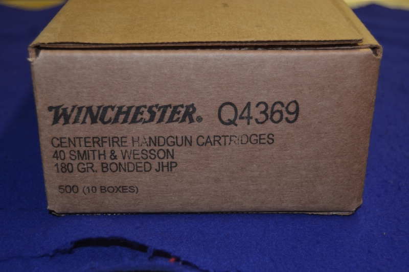 500 Rnds Winchester 40s&W 180 Gr. Bonded Jhp Q4369 For Sale at