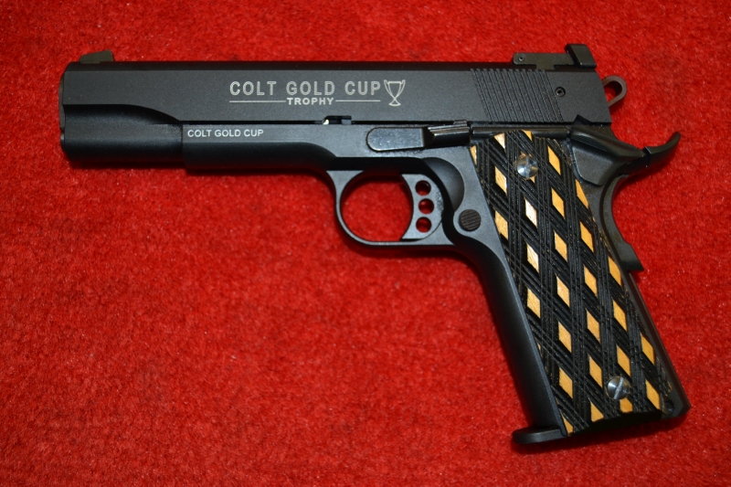 Colt 1911 Gold Cup Trophy .22lr Custom Grips (Like New) For Sale at ...