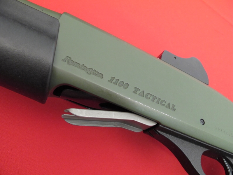Remington Model 1100 12ga Tactical, 18in Od Green, W/Case For Sale at