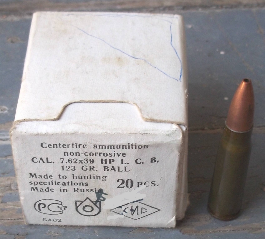 120 rds russian hp 7 62x39 hunting ammo for sale at gunauction
