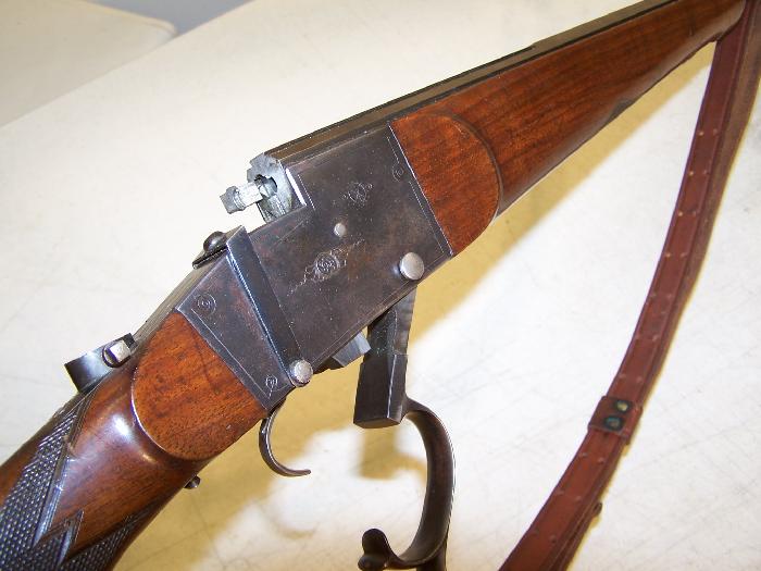 German Falling Block 22 Cal Octagon Barrel Target Rifle C&R Ok For