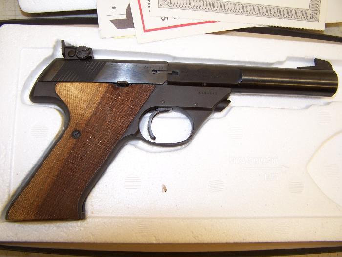 High Standard Sharpshooter 22 Cal Semi Auto Pistol W/ Box For Sale at ...