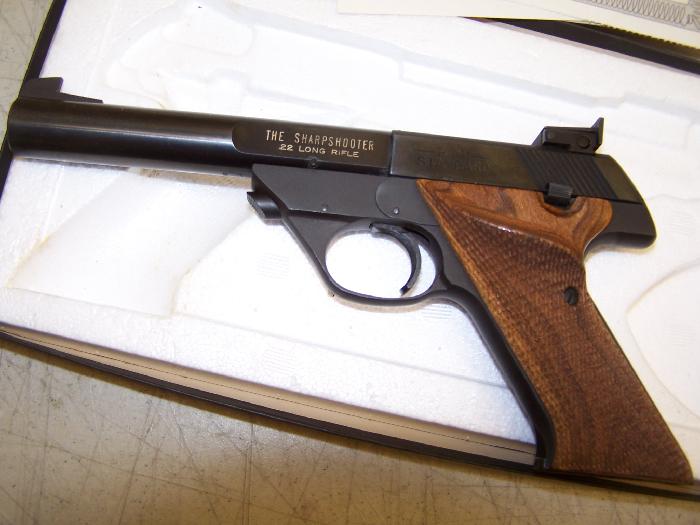 High Standard Sharpshooter 22 Cal Semi Auto Pistol W/ Box For Sale at ...