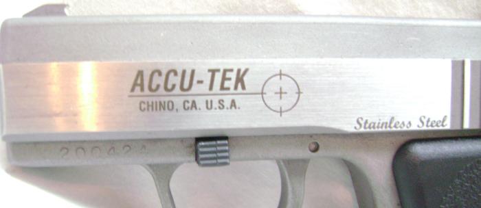 Accu-Tek Model XL-9SS 9 mm
