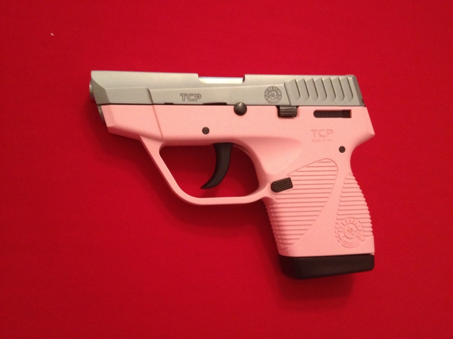 Taurus PT-738 TCP .380 auto - PINK w/Stainless & 2 Mags 380 acp Semi ...