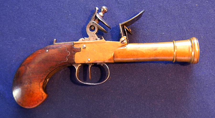 French C. 1810-1820 Unusual Brass Bbl Blunderbuss For Sale at ...