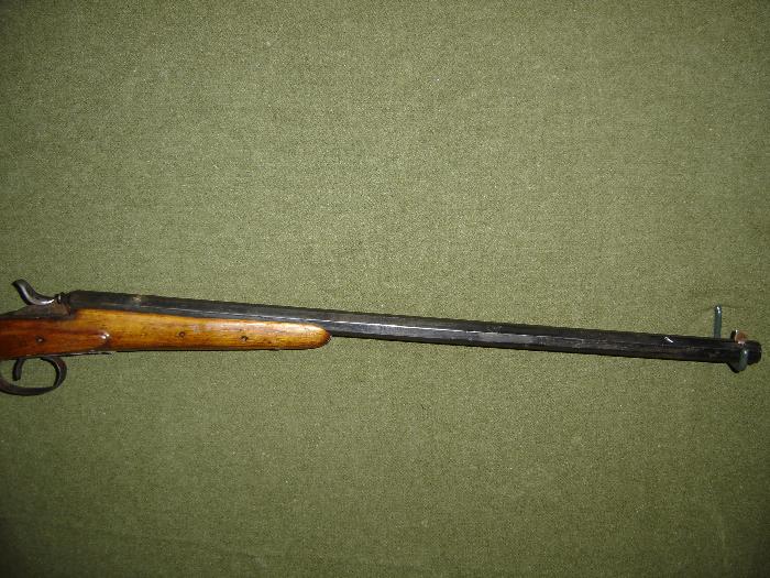 Antique Belgian Flobert .22 Single Shot Rifle-Octagon Barrel For Sale ...