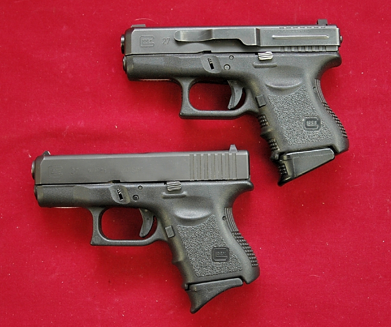 Glock Pair Of Model 27 .40 Caliber Semi Auto Pistols For ...