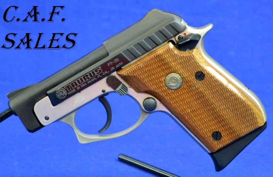 Taurus Model Pt-25 .25 Acp Cal. Semi-Auto Pistol For Sale at GunAuction ...