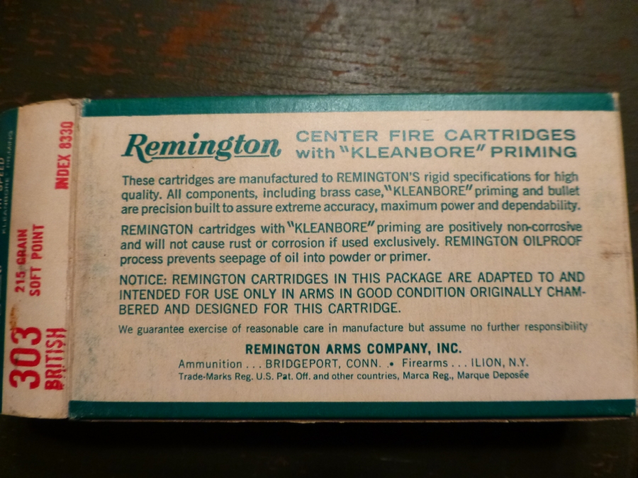 Remington, 303 British, 215 Grain Soft Point For Sale at GunAuction.com ...