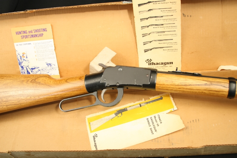 In The Box - Ithaca Model 49 Lever Action Single Shot .22 S, L, Lr - No ...