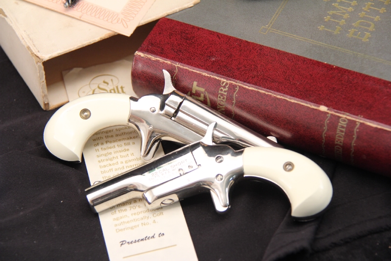 Colt Matched Pair No. 4 .22 Short Derringer Pistols For Sale At 7B1