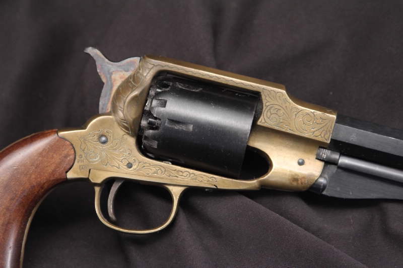 FIE Remington 1858 New Army .44 Cal. Black Powder Percussion Revolver ...