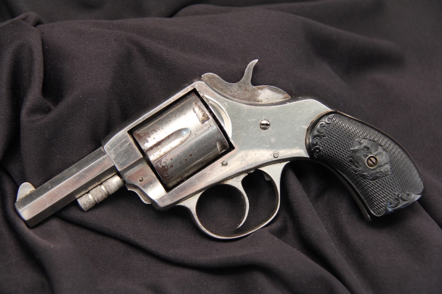 Iver Johnson American Bulldog .38 S&W Double Action Nickel Revolver ...