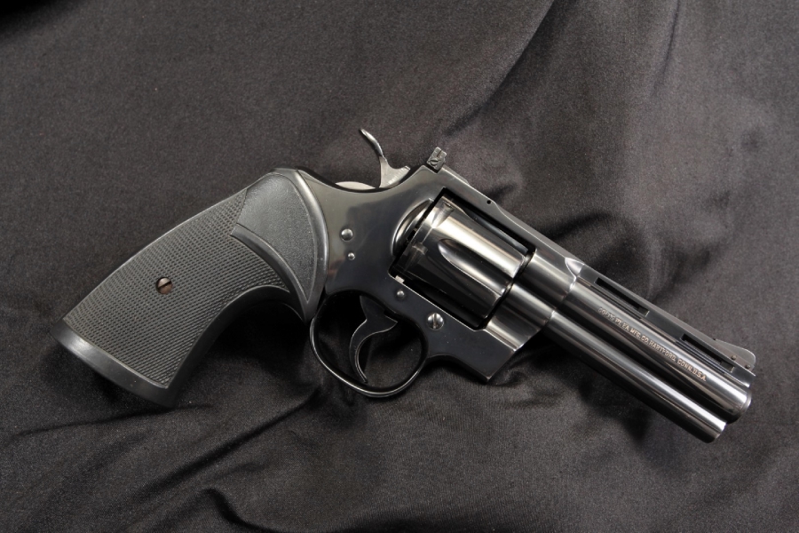 4 Inch Blue Colt Python .357 Magnum Double Action Revolver - Mf`D 1975 ...