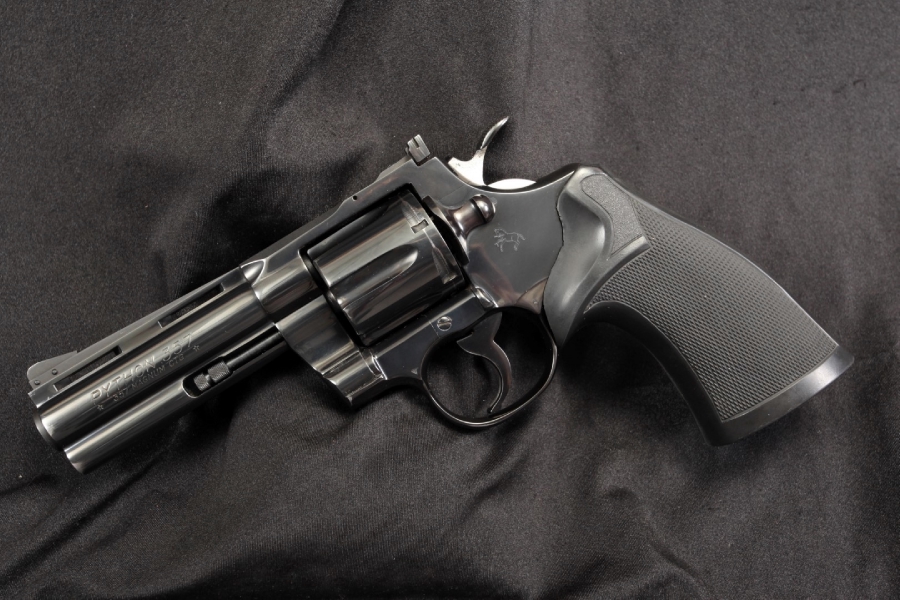 4 Inch Blue Colt Python .357 Magnum Double Action Revolver - Mf`D 1975 ...