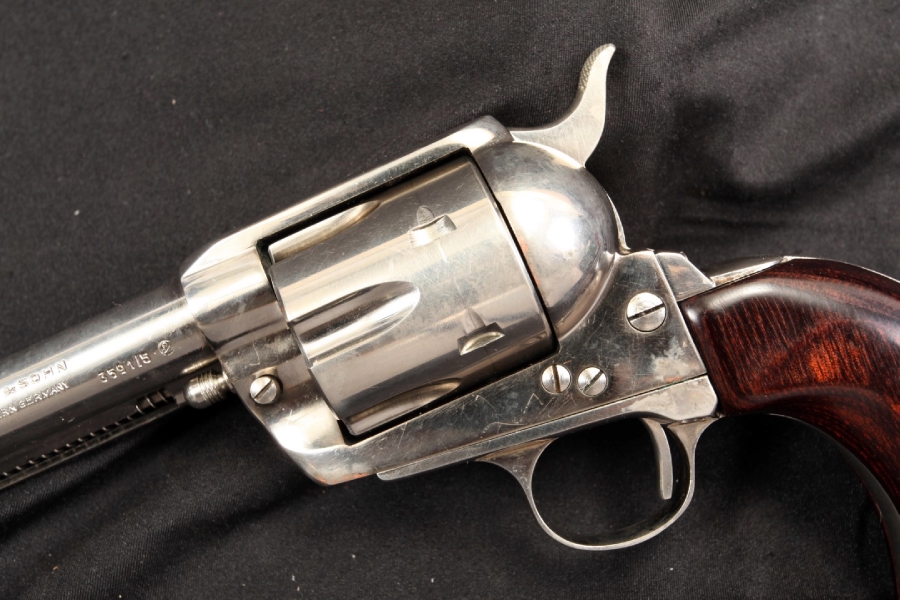 Jp Sauer & Sohn Texas Marshall .45 Colt Single Action Revolver, Nickel ...