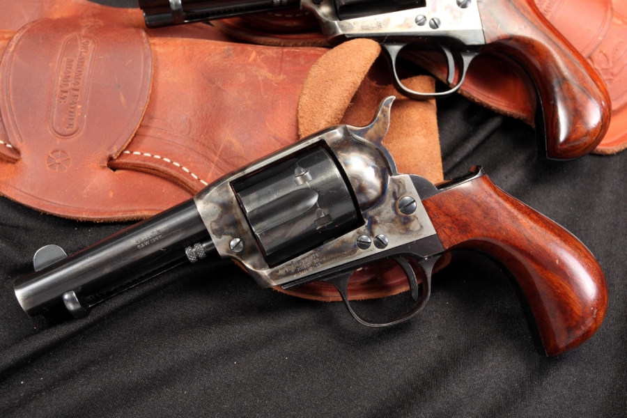 Matched Pair 38 Special Uberti Birds Head Stallion Single Action ...