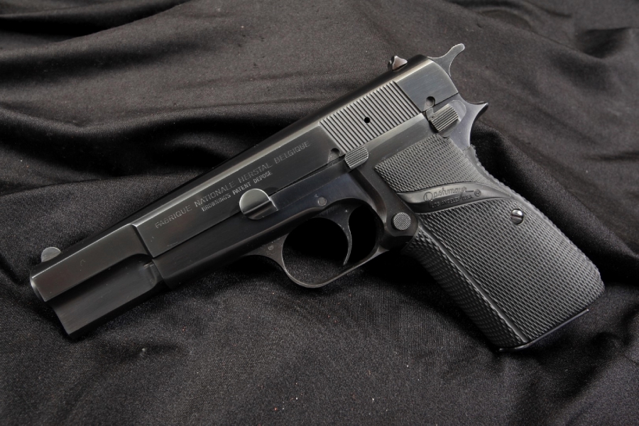 Belgian Browning Hi-Power 9mm Single Action Semi-Automatic Pistol For ...