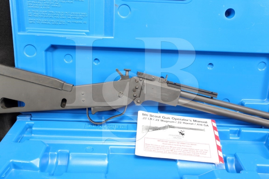 Springfield Armory Collapsible M6 Scout 22 Lr 410 Survival Rifle Shotgun Box For Sale At Gunauction Com