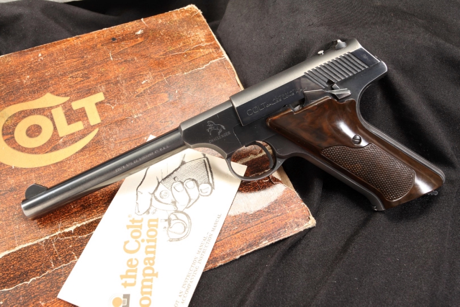 Colt Challenger .22 Lr Semi Auto Pistol & Box - Mf'D 1951 - C&R Ok For ...