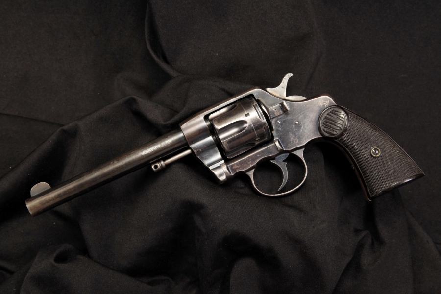 Colt U.S. Navy New Model 1896 .38 Long Da Double Action Revolver - 1899 ...