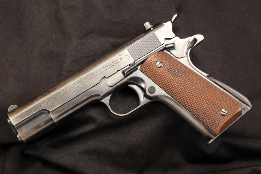 Colt Commercial Model Ace .22 Lr Semi Auto Pistol, 1931 1st Year Mfg, C ...