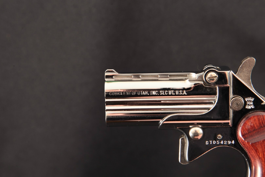 Cobra enterprises of utah model cb38 cb 38 derringer chrome 2 3 4