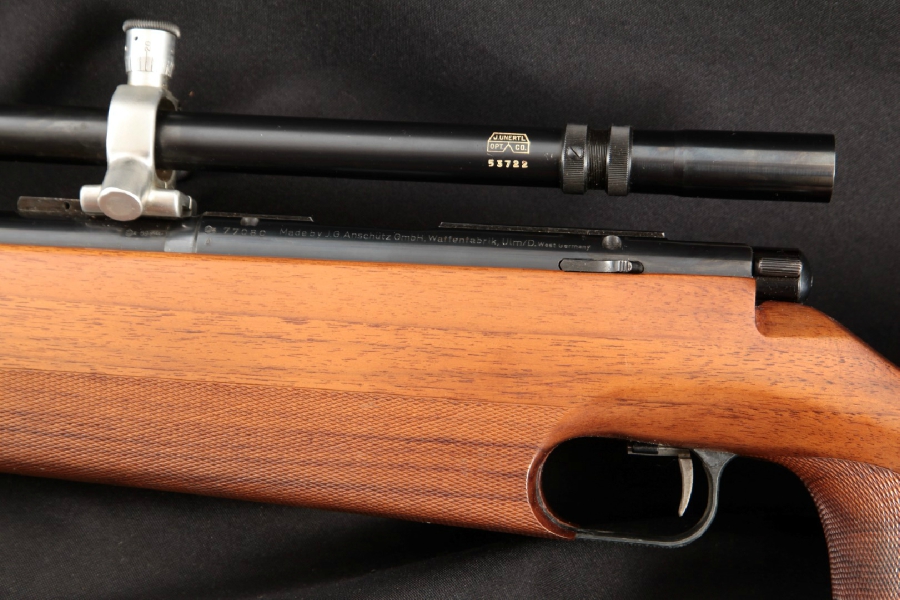 Anschutz Model Match 54 Target, Blue 26” Bolt Action Rifle, Unertl 16x ...