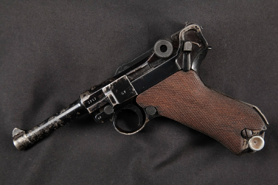  Mauser Model S/42 Dated P.08 Luger, Nazi Mark, BBQ 4” - SA Semi-Automatic Pistol, MFD 1939 C&R - Picture 5