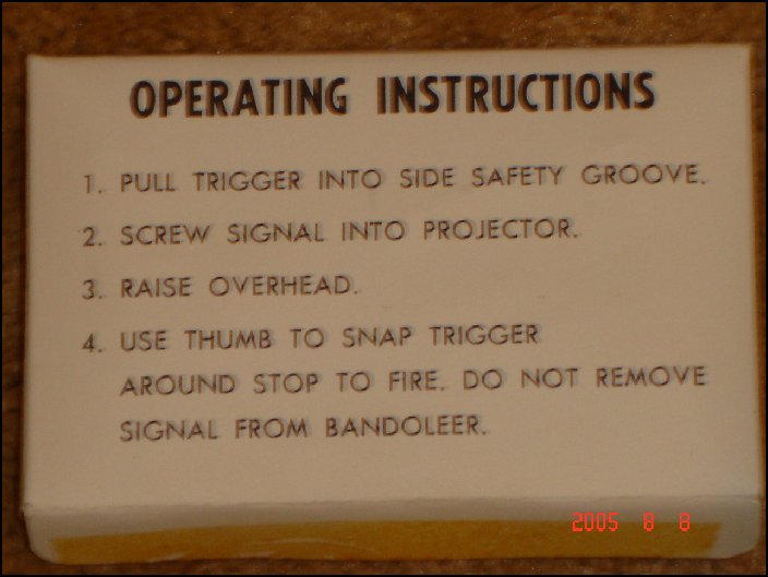 Usa Military Vietnam Signal Kit, Personnel Distress M185 Flare Gun For