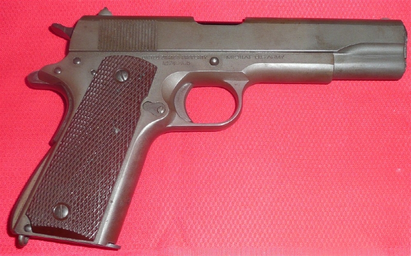 Colt 1911a1 Wwii Issued .45 Pistol Mfg. May 1941 For Sale at GunAuction ...