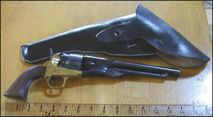 Used 44 Black Powder Revolver & Holster For Sale at GunAuction.com