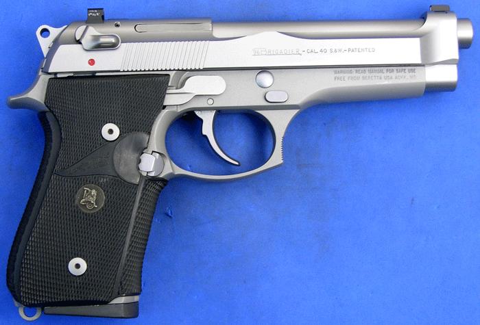 Beretta Model 96 Brigadier .40 S&W-Stainless-Night Sights For Sale at ...