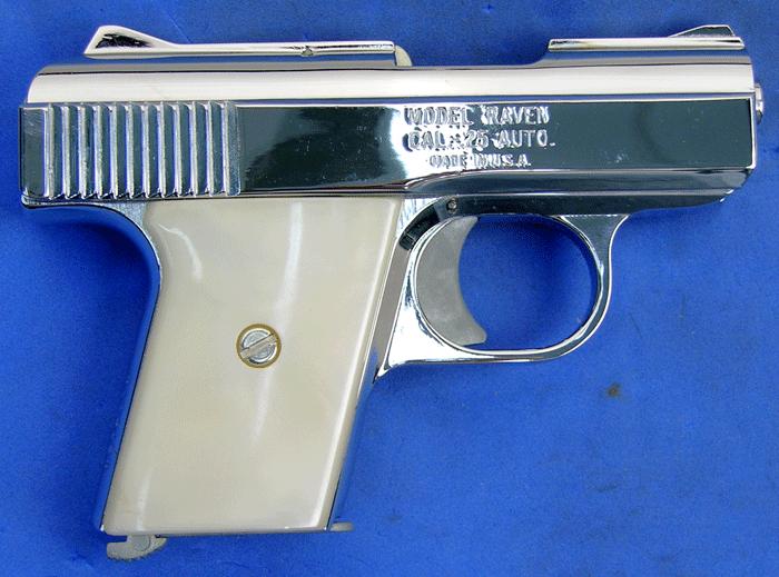 Phoenix Arms - Ontario, CA Model Raven .25 ACP Semi-Auto Pistol-Chrome ...