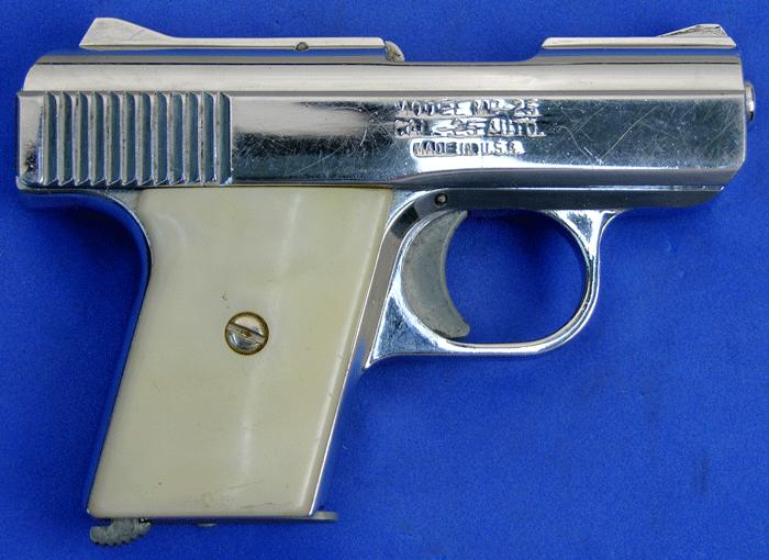 Raven Arms Model Mp-25 .25 Acp Semi-Auto Pistol-Chrome For Sale at ...