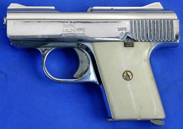 Raven Arms Model Mp-25 .25 Acp Semi-Auto Pistol-Chrome For Sale at ...