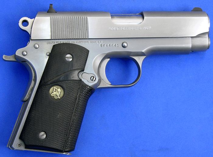 Colt Mk Iv Series 80 Officers Model .45 Acp-Stainless For Sale at ...