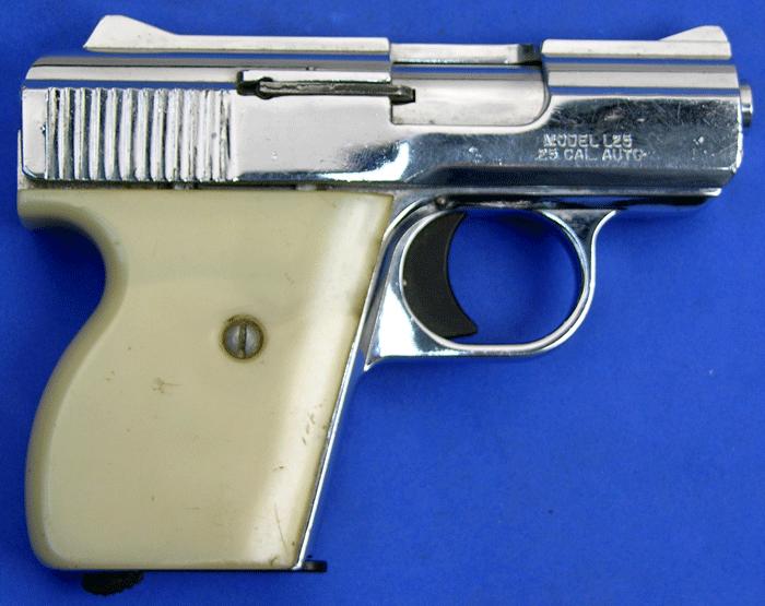 Lorcin Engineering Co., Inc. Model L25 .25 Acp Semi-Auto Pistol-Chrome ...