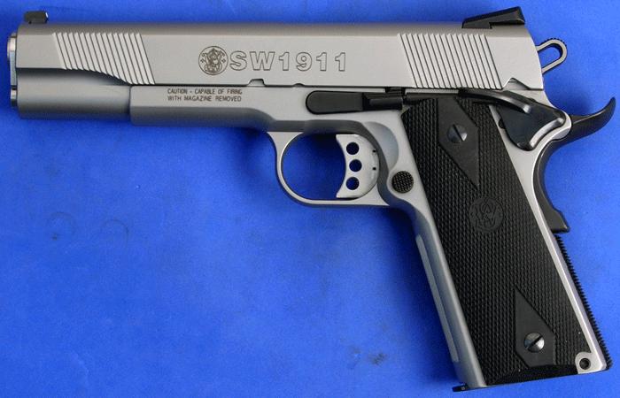 Smith & Wesson Model Sw1911 Pistol Le Duty Carry-Stainless For Sale at ...