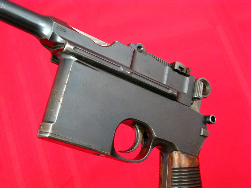 Mauser - C96 Broomhandle Early `Flatside`...Excellent Shape W/ Matching Stock - Picture 6