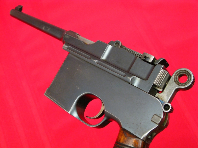 Mauser - C96 Broomhandle Early `Flatside`...Excellent Shape W/ Matching Stock - Picture 7