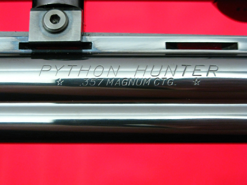 Colt Python Hunter .357 8-Inch W/ Factory Leupold Scope...As New In ...